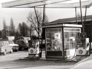 Shell bensinstation 70-talet